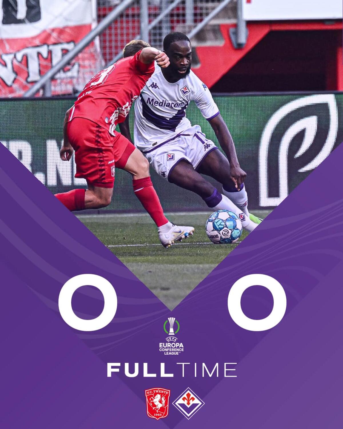 Conference League, la Fiorentina vola alla fase a gironi - Immagine in evidenza: Twente 0-0 Fiorentina - crediti foto: pagina ufficiale Facebook ACF Fiorentina