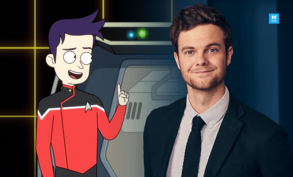 Jack Quaid e il suo personaggio in Star Trek