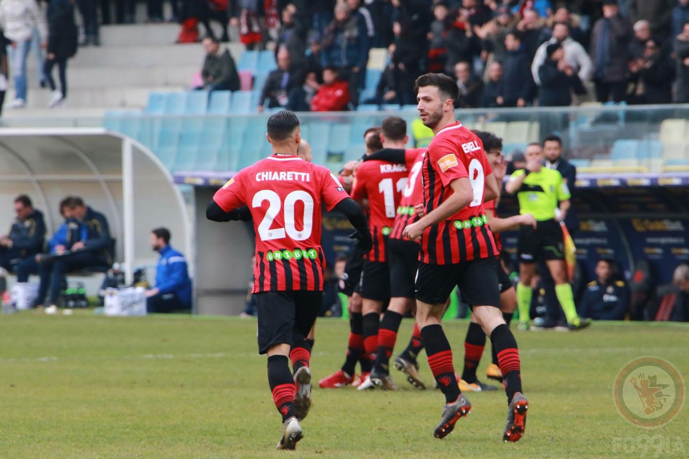 Lucas Chiaretti con la maglia del Foggia, stagione 2018/2019, crediti: ex Foggia Calcio 1920