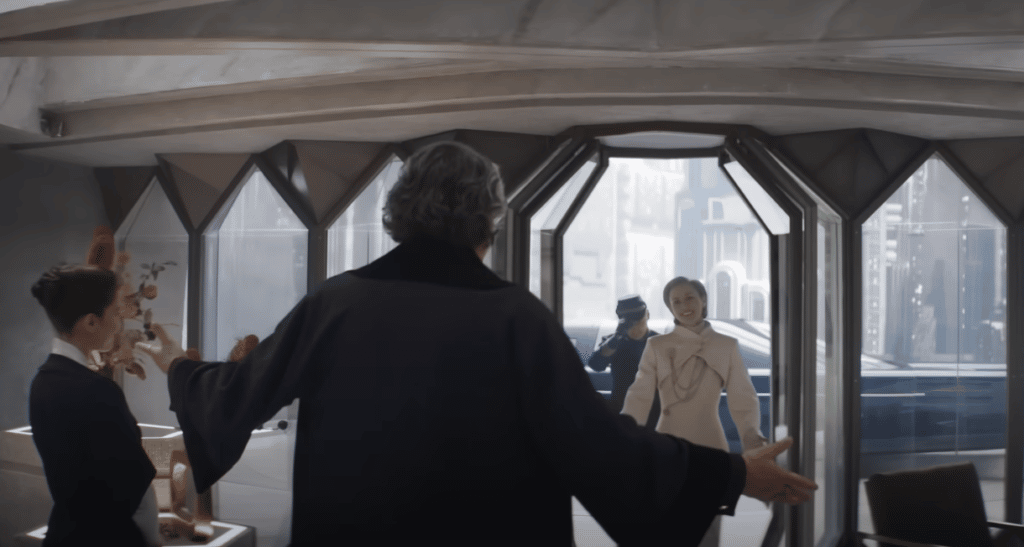 Mon Mothma incontra Luthen Rael