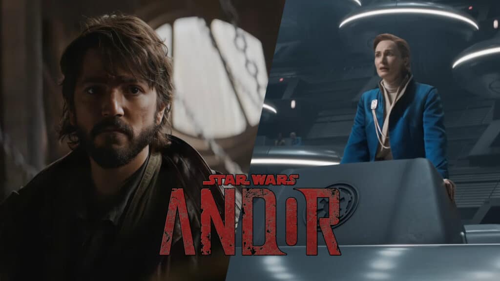 Mon Mothma e Cassian Andor