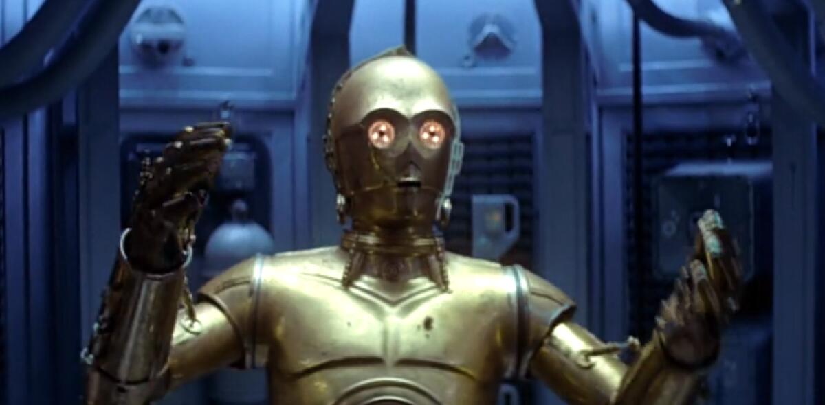 Chi ha sparato a C-3PO su Cloud City? - Il povero C-3PO prima di essere smembrato in Episodio V