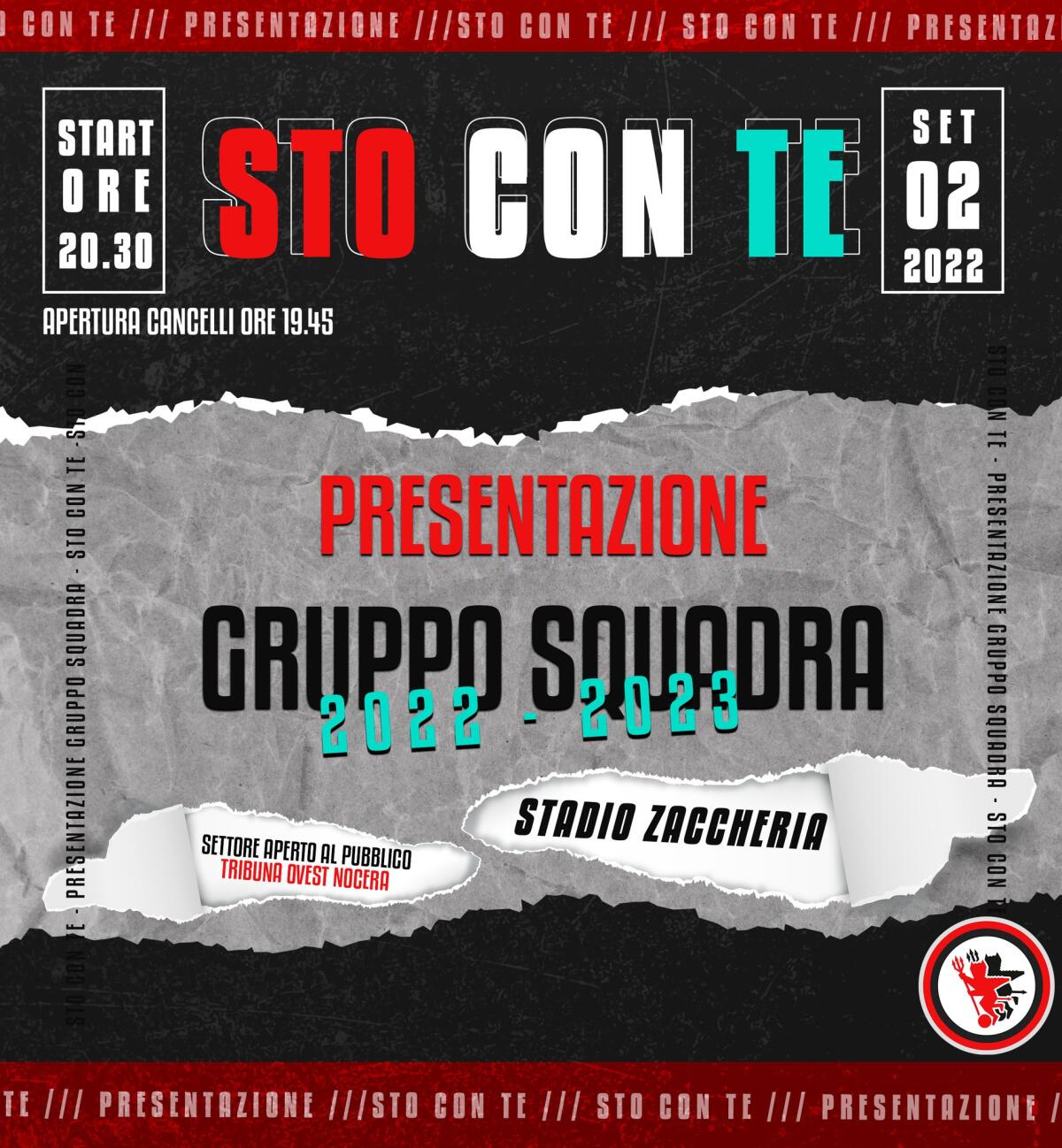 Comunicato Foggia: "Precisazione evento 02/09/2022" - Immagine in evidenza: presentazione Foggia - crediti foto: pagina ufficiale Calcio Foggia 1920