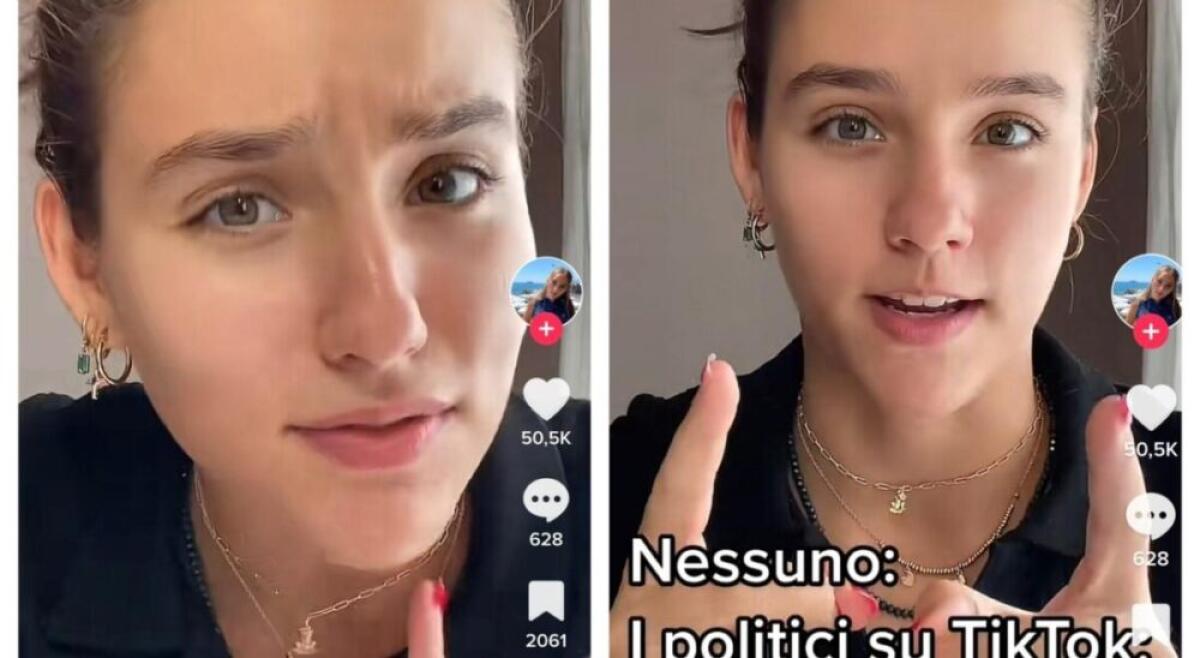 I politici su TikTok? Emma Galeotti, l’influencer che li prende in giro - Emma Galeotti- Foto: il Messaggero