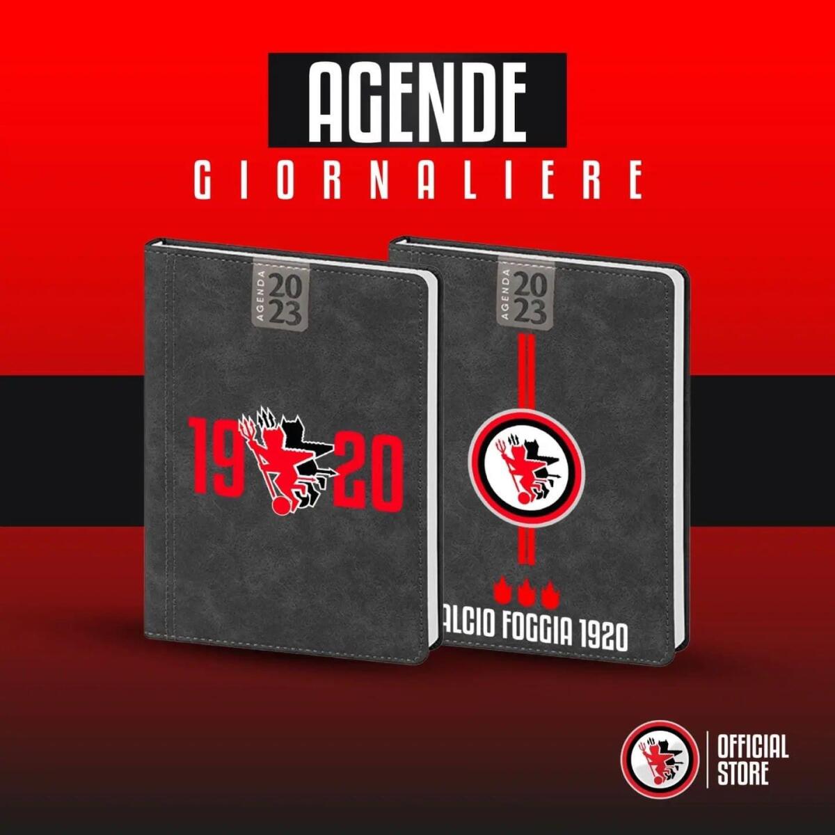 Foggia, arriva nello store il merchandising coi satanelli - L’agenda del Foggia, crediti Calcio Foggia 1920