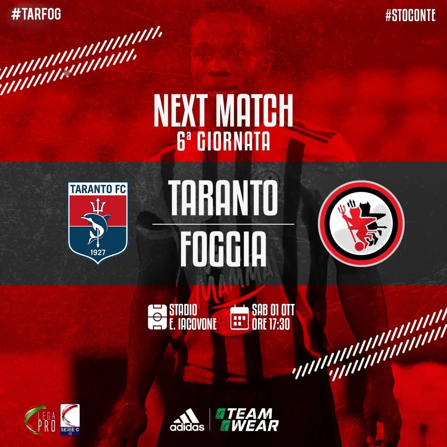 Immagine in evidenza: Taranto-Foggia - crediti foto: pagina ufficiale Facebook del Calcio Foggia 1920