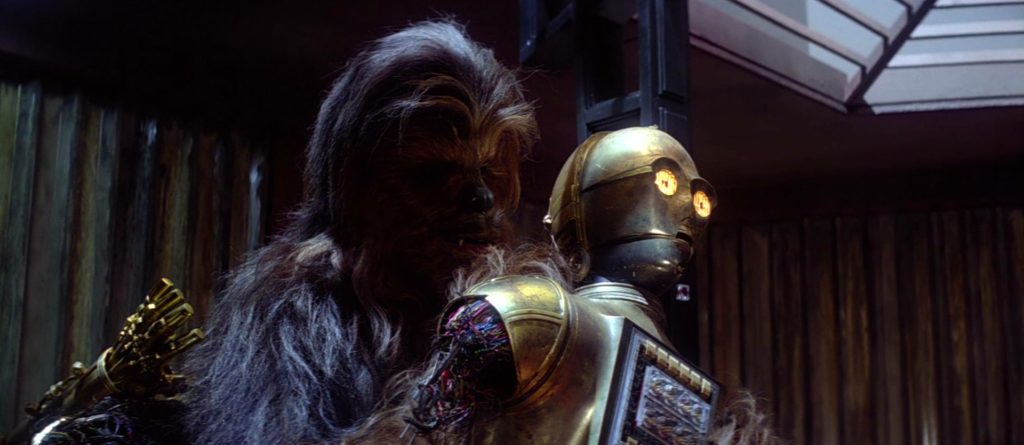 Chewbacca e C-3PO ne L'Impero Colpisce Ancora