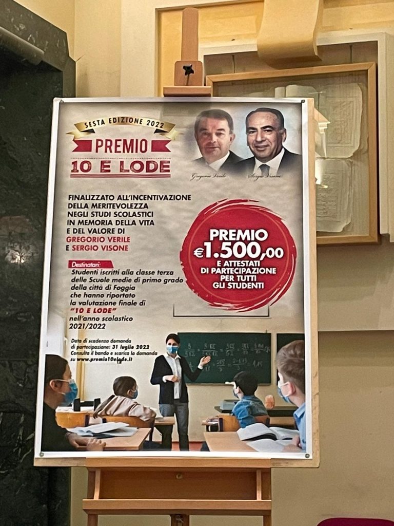 Cristian Pinto (liceo Marconi Foggia) alunno 10 e lode sul tema della libertà