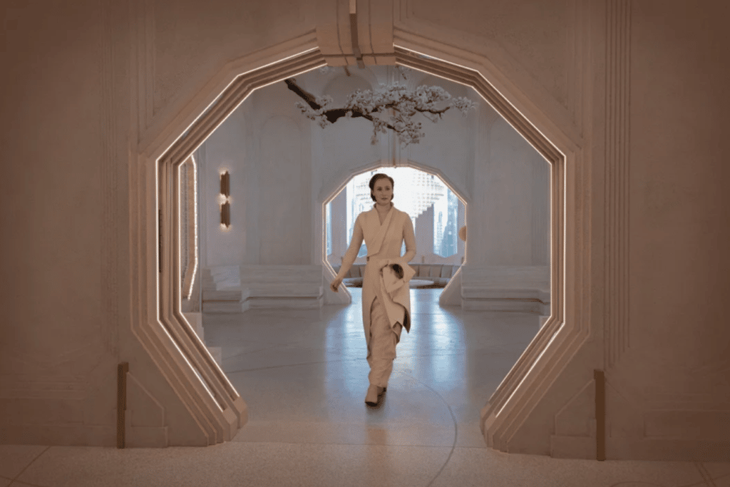 Mon Mothma nella sua abitazione