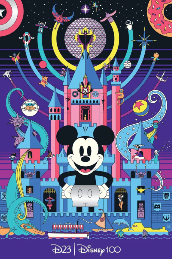 Il poster della prossima D23