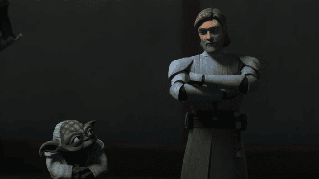 Obi-Wan e Yoda nel periodo subito successivo ad Episodio II
