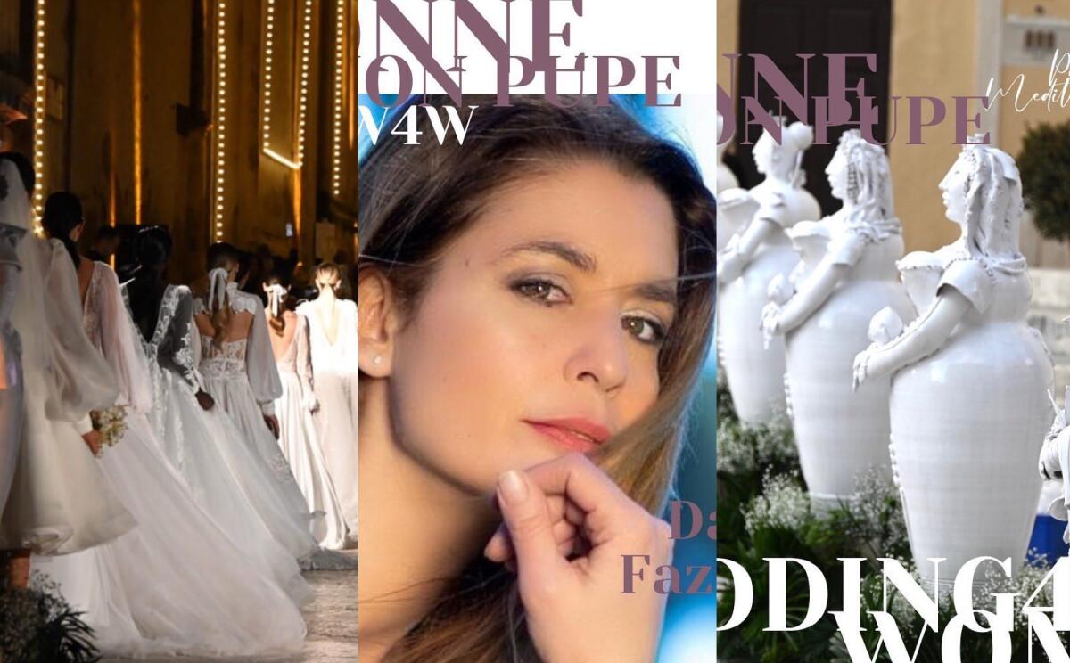 L’esercito di Pupe “sfila” con le spose per le donne e l’emancipazione - Daniela Fazzolari madrina di "Donne non Pupe"