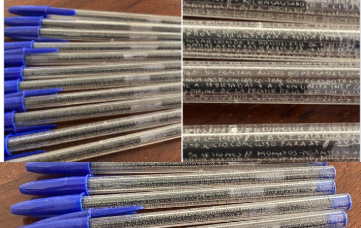 Studente incide appunti su una penna, la prof: "Che arte!" - 