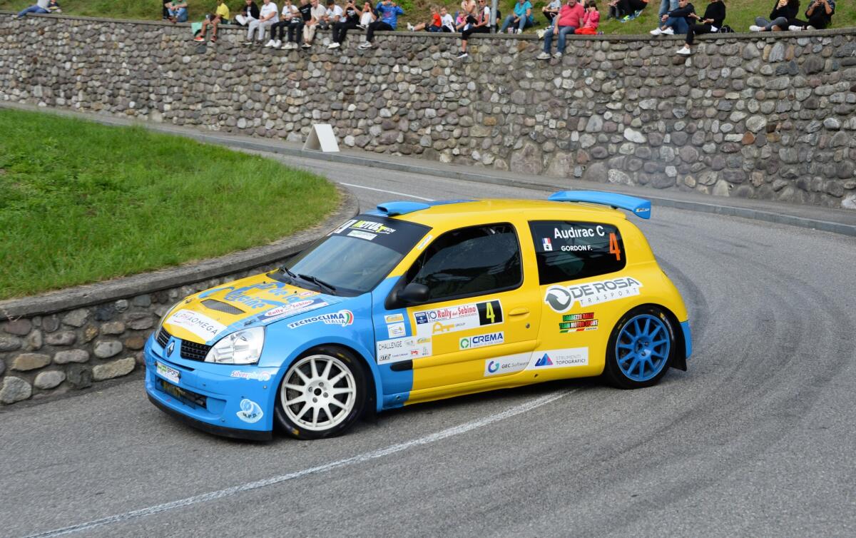 CYRIL AUDIRAC E FABRICE GORDON VINCONO IL 10° RALLY DEL SEBINO - 