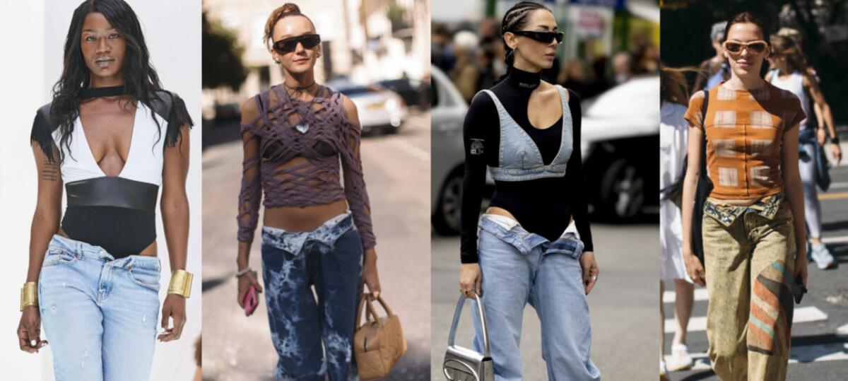 I jeans sbottonati che fanno tendenza anche con qualche chilo in più - Foto: Repubblica