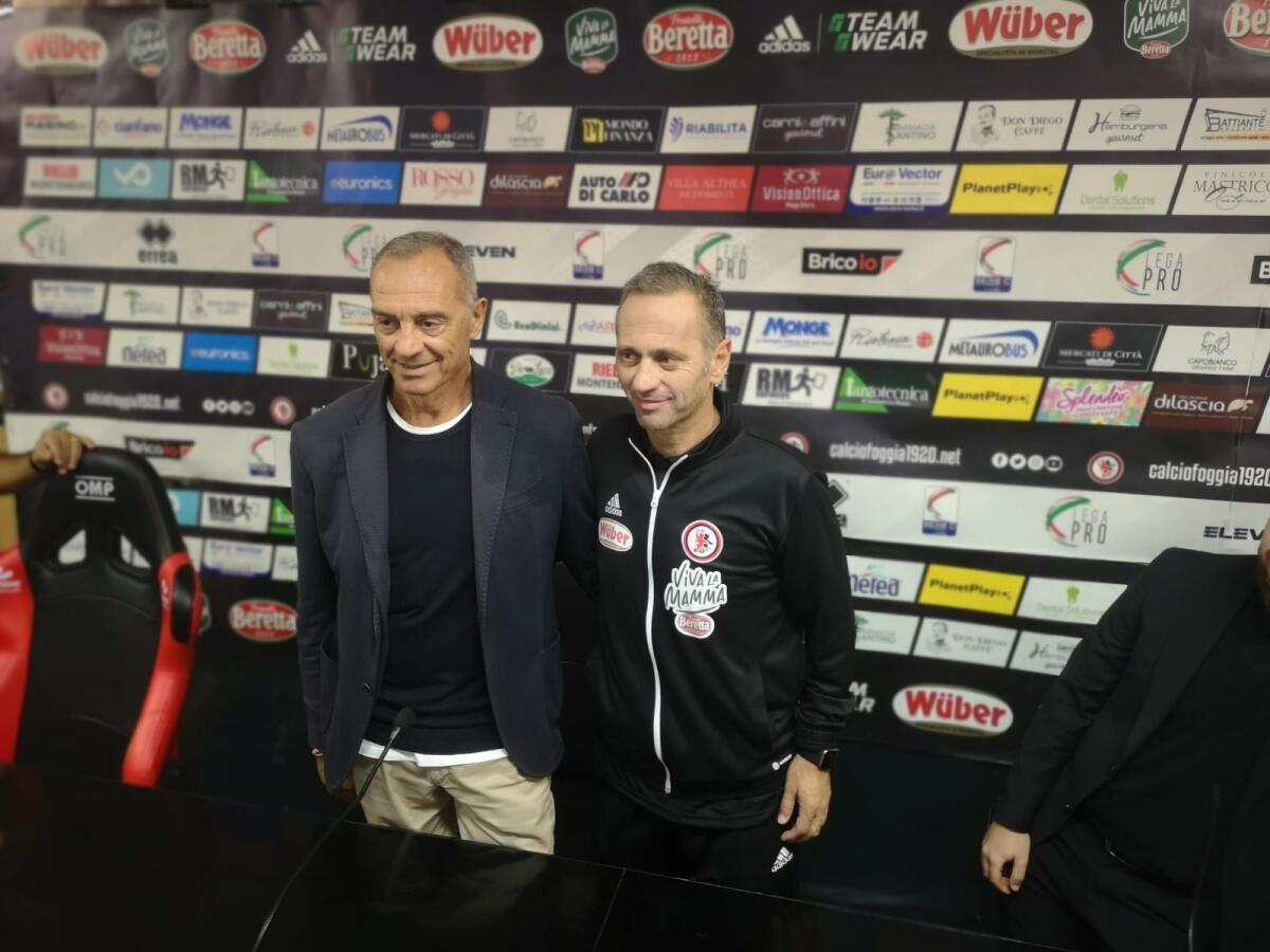 Foggia, il ds Lauriola: "Chi manca di rispetto a questa piazza non può stare qui" - Immagine in evidenza: Matteo Lauriola e Fabio Gallo - crediti: foto di Mario Mescia/lagoleada.it (RIPRODUZIONE RISERVATA)