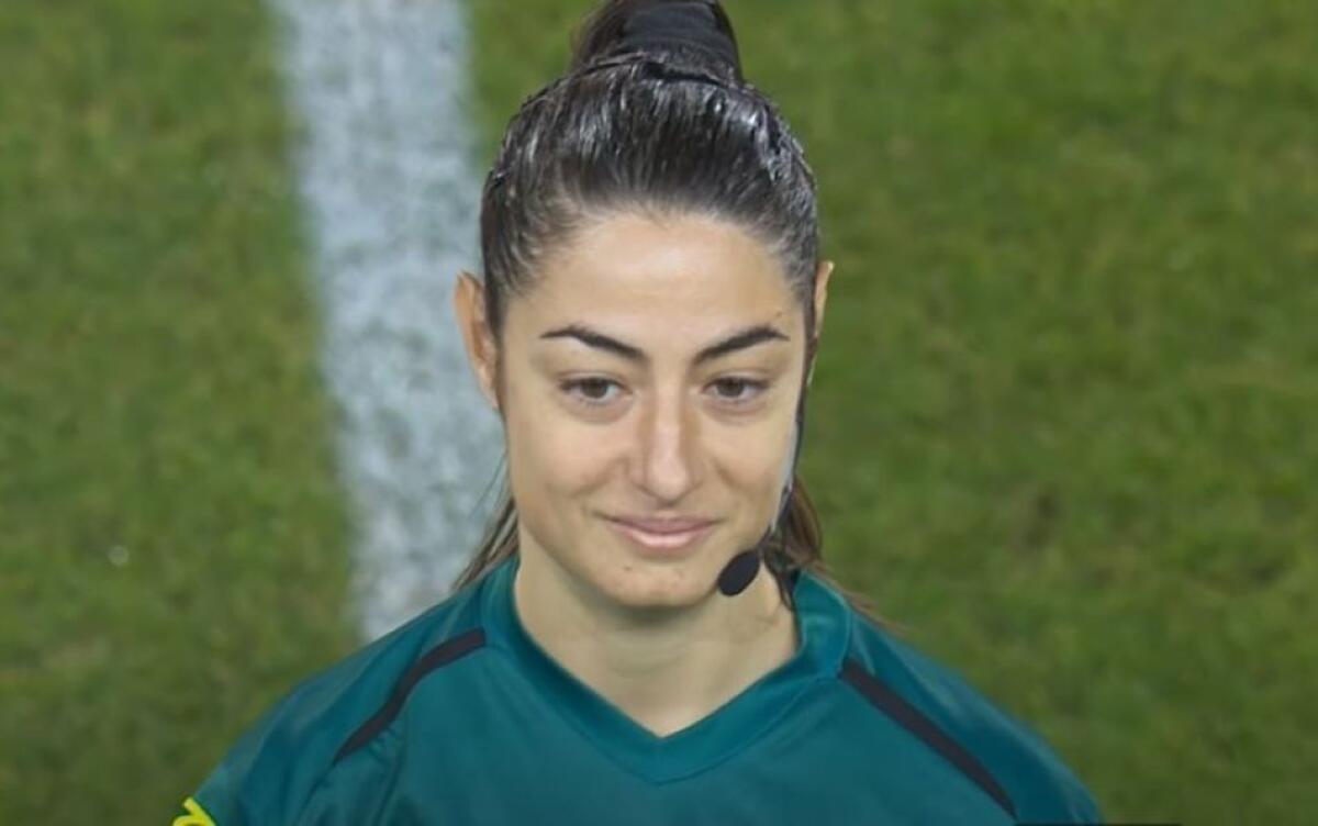 Maria Sole Ferrieri Caputi prima donna arbitro in serie A - Maria Sole Ferrieri Caputi- foto Gianluca di Marzio
