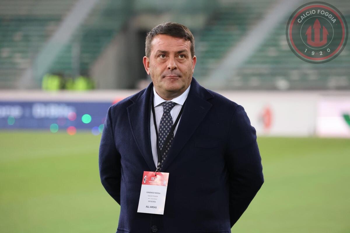 Foggia, caso Canonico: per il pubblico ministero aveva un ruolo ben preciso - Immagine in evidenza: il presidente del Calcio Foggia 1920, Nicola Canonico - crediti foto: Calcio Foggia 1920