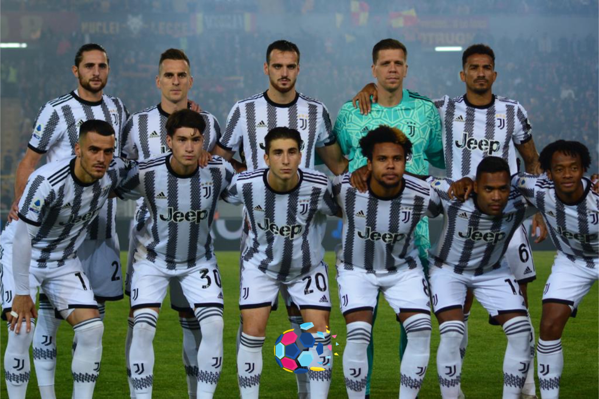 I titolari della Juventus durante Lecce-Juventus, foto di Pasquale Golia per lagoleada.it - RIPRODUZIONE RISERVATA