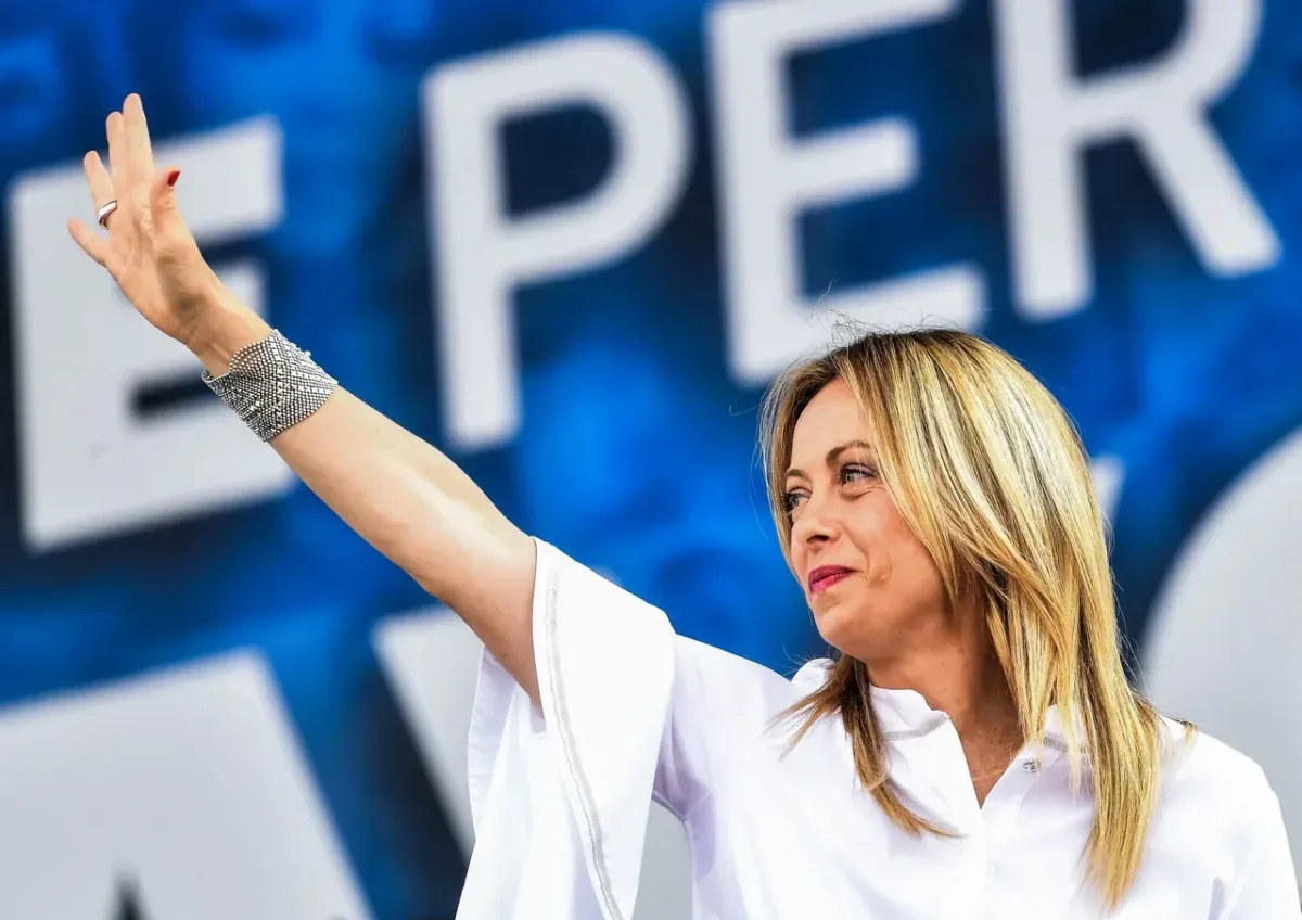 Giorgia Meloni (ph. Yahoo Noticias)
