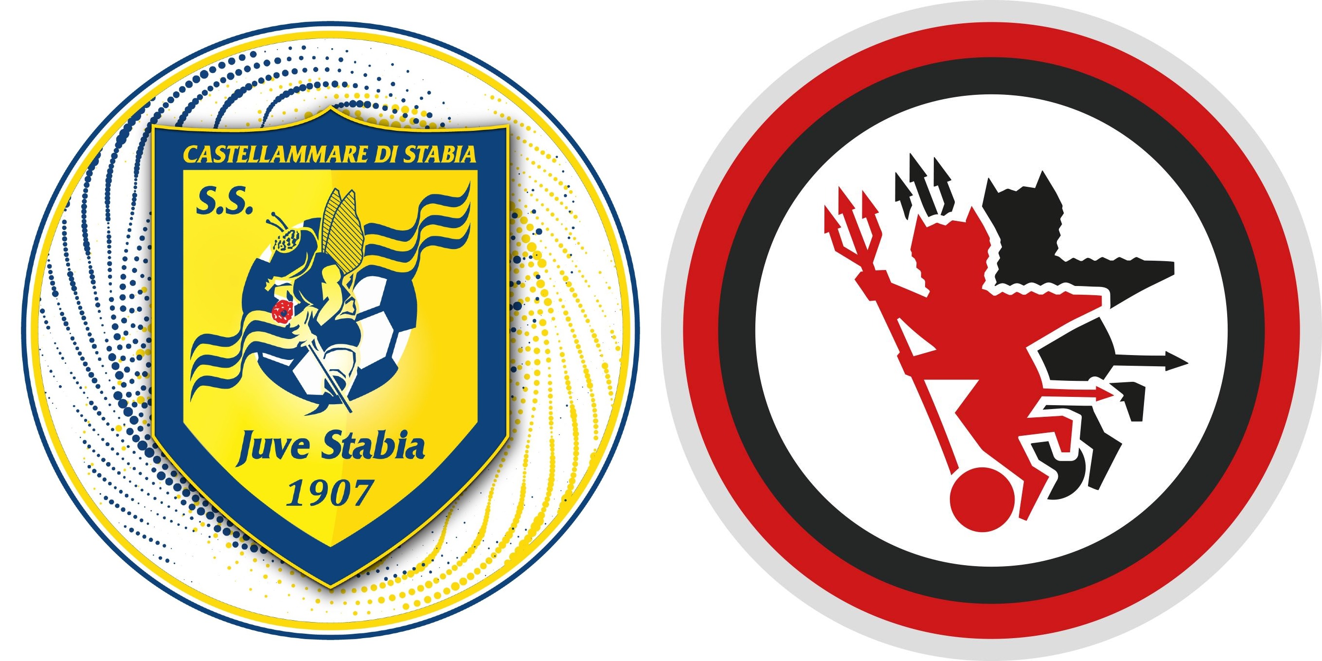 Immagine in evidenza: stemmi Juve Stabia-Foggia - crediti foto (di entrambe): pagine ufficiali Facebook delle due società