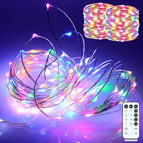 Due pezzi da 10 metri di lucine led decorative, impermeabili e luminose