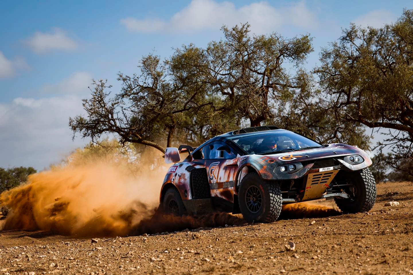 Lezione di guida di Chicherit in Marocco: è lui il leader! (Foto: Bahrain Raid Xtreme)