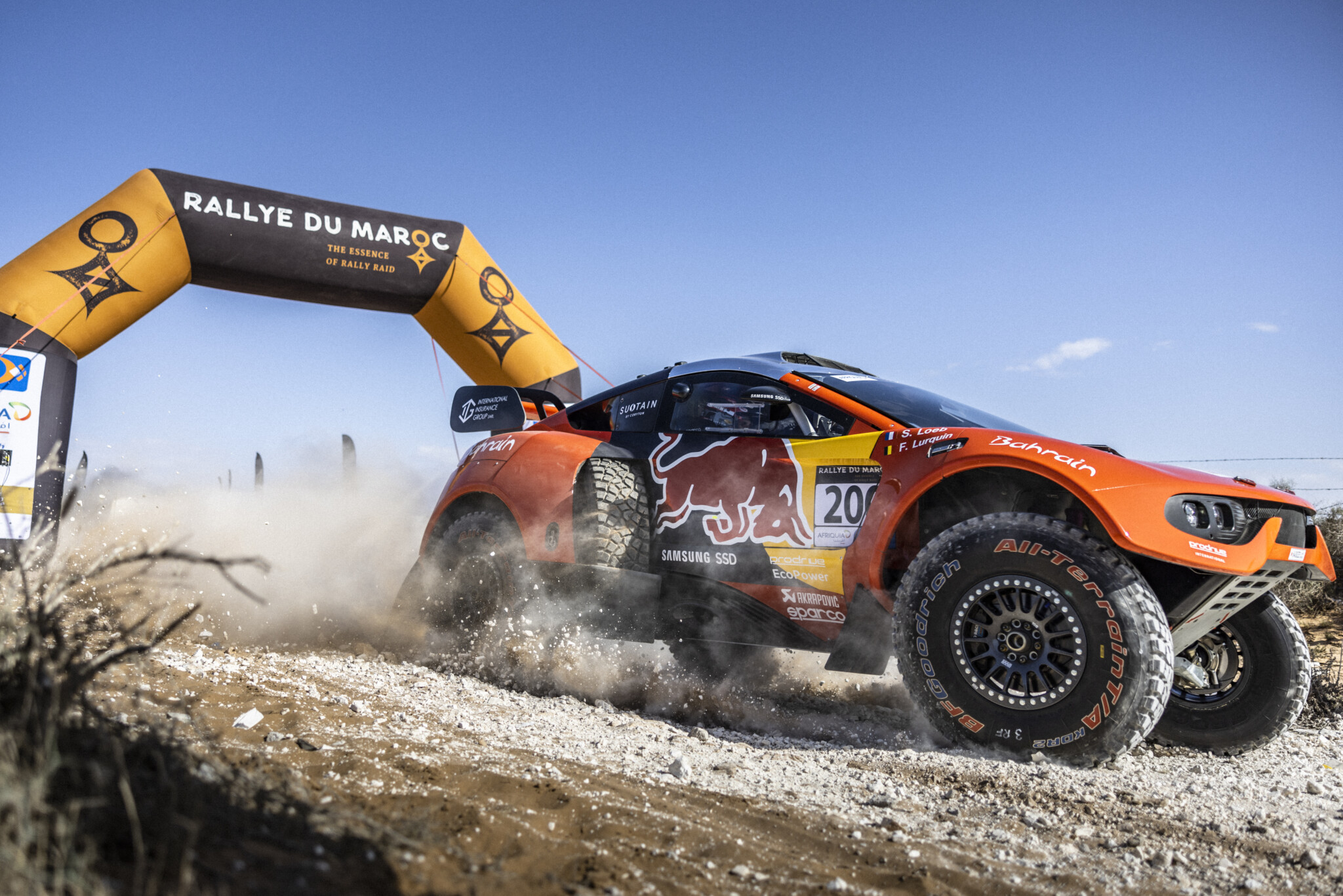 Loeb già in ritardo e costretto alla rimonta in Marocco (Red Bull Content Pool)
