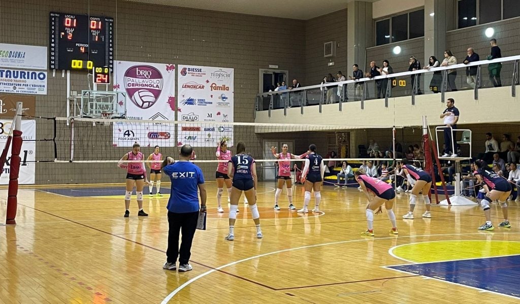 Fortino PalaDileo, vittoria di Brio Lingerie Cerignola contro Isernia Volley