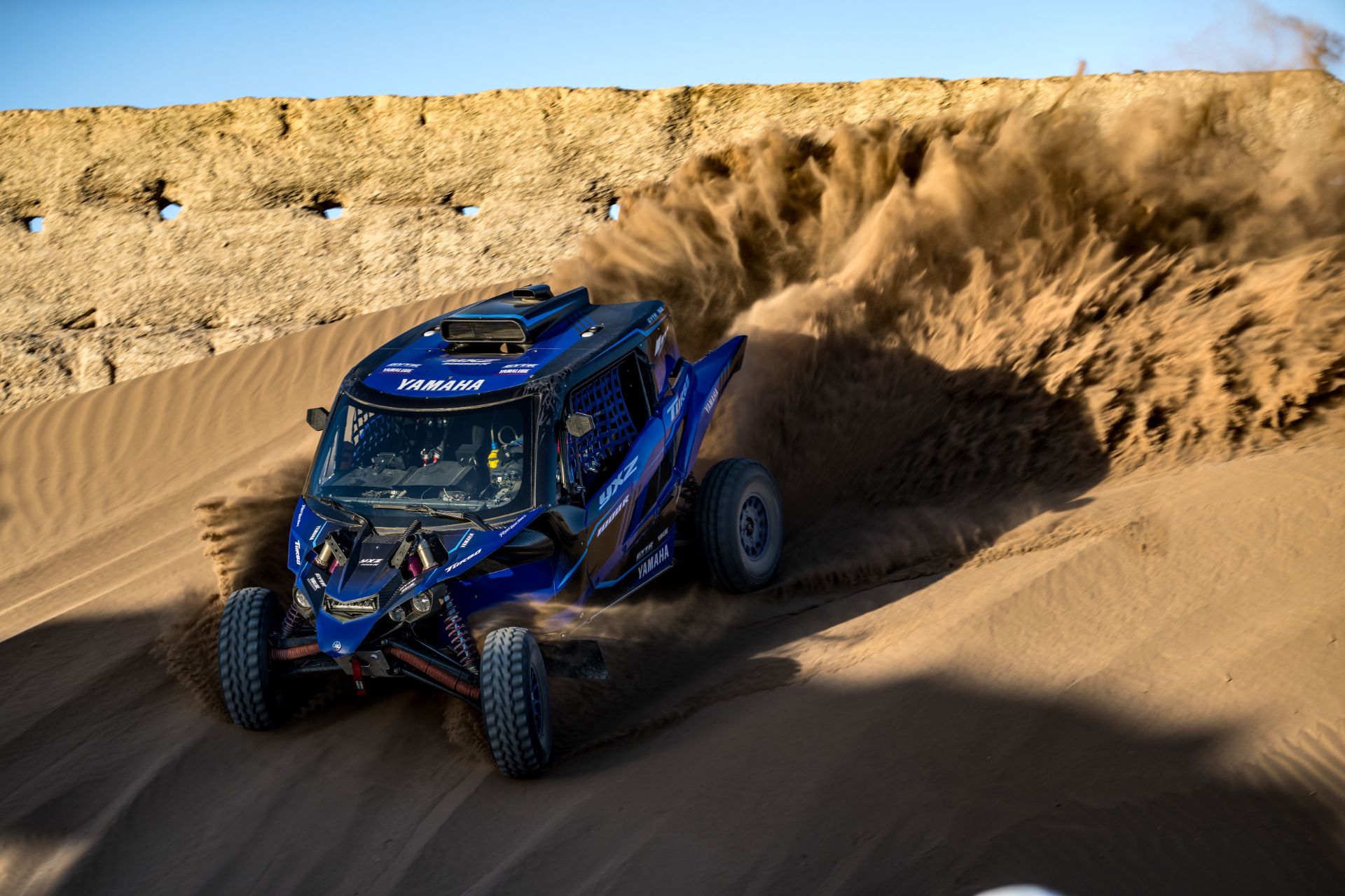 Peterhansel "debutta" con l'ultima evoluzione del YXZ di Yamaha! (foto: Yamaha Racing)