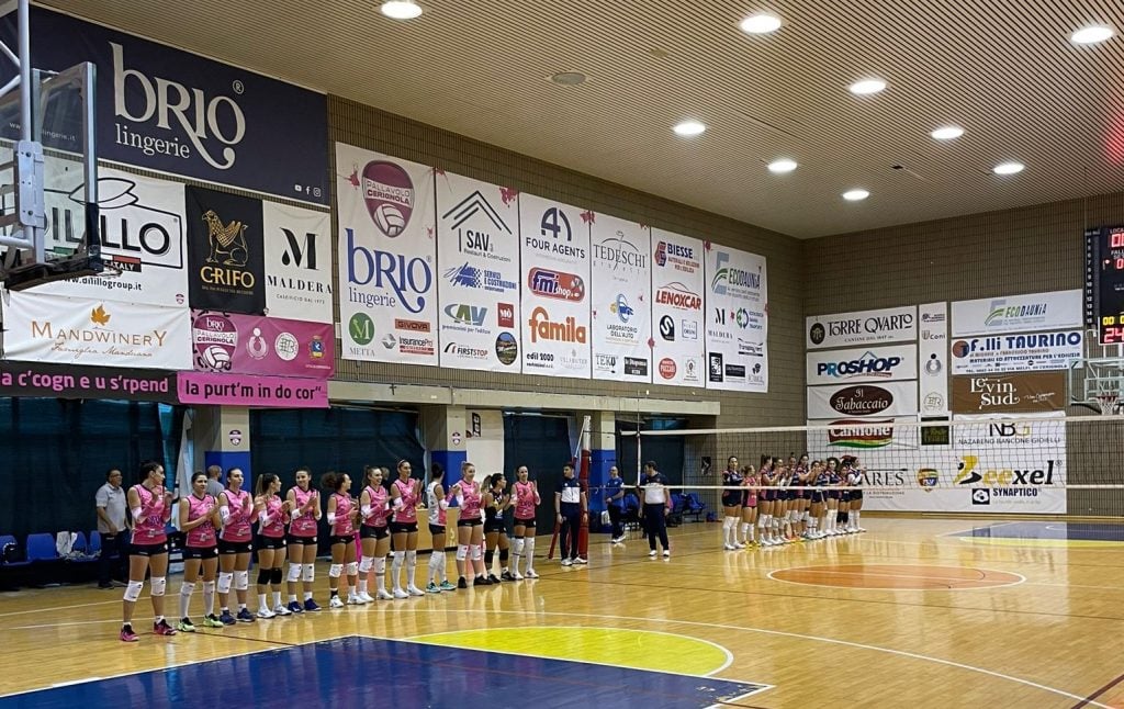 Fortino PalaDileo, vittoria di Brio Lingerie Cerignola contro Isernia Volley