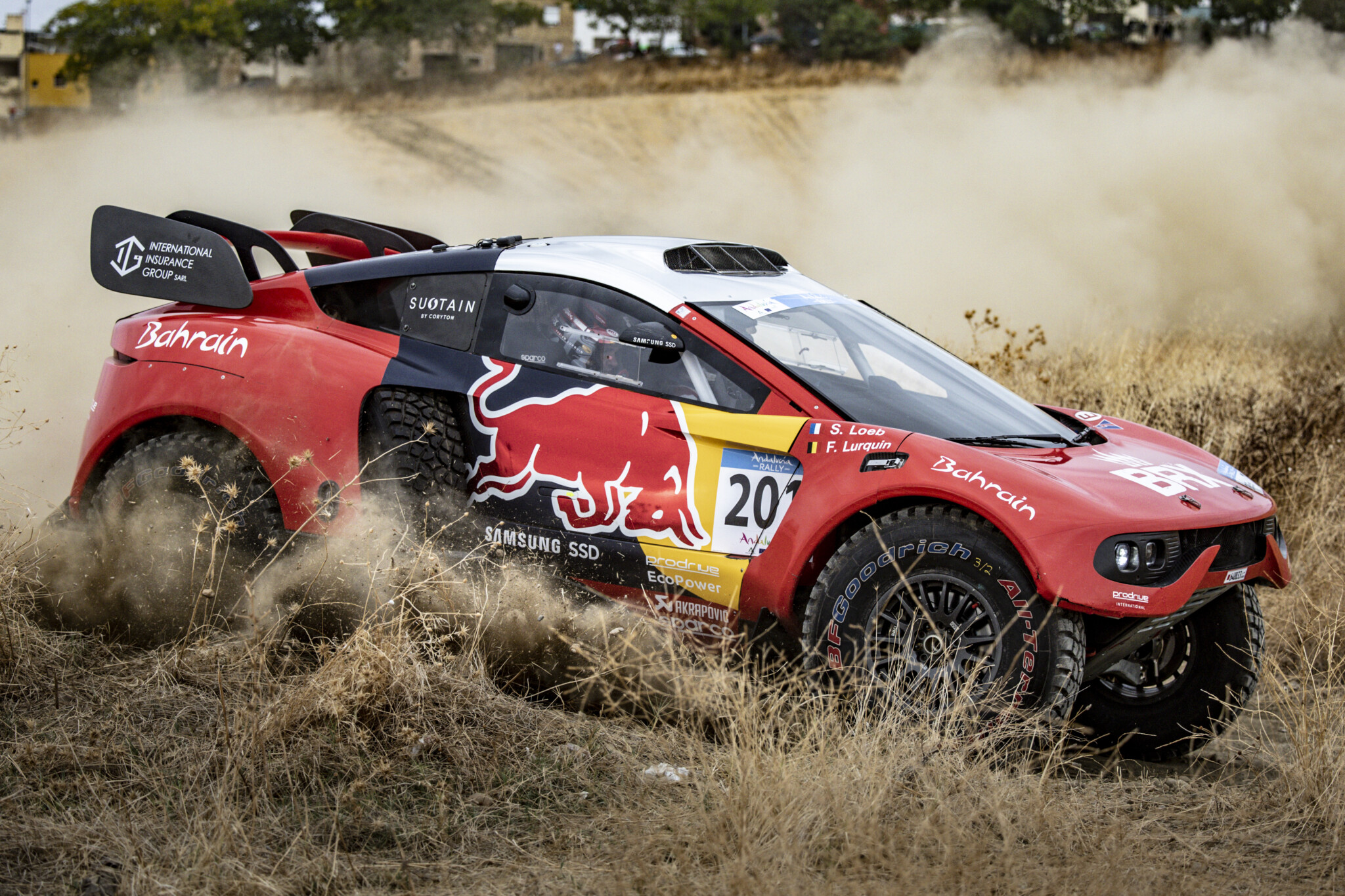Loeb prima vittoria nei Raid con Prodrive in Andalusia (Red Bull Content Pool)