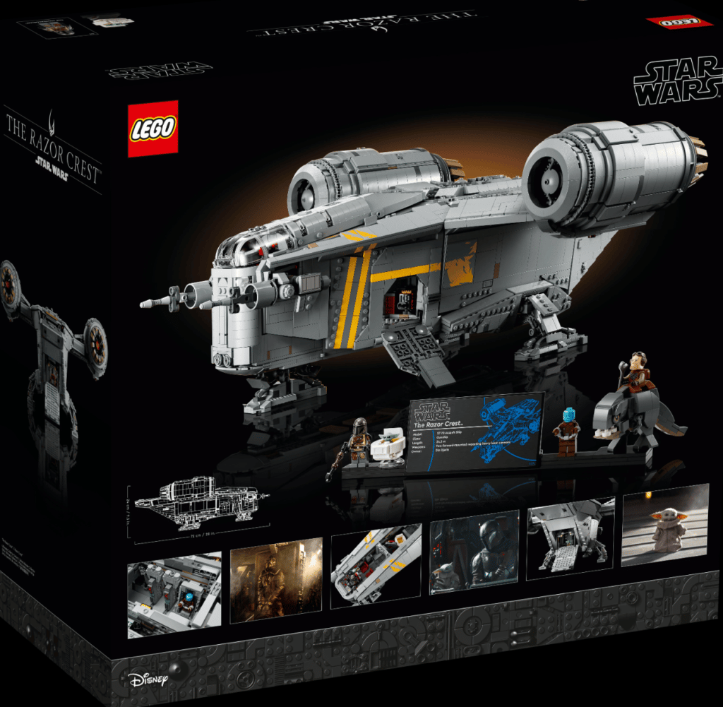Il box del set con le sue componenti