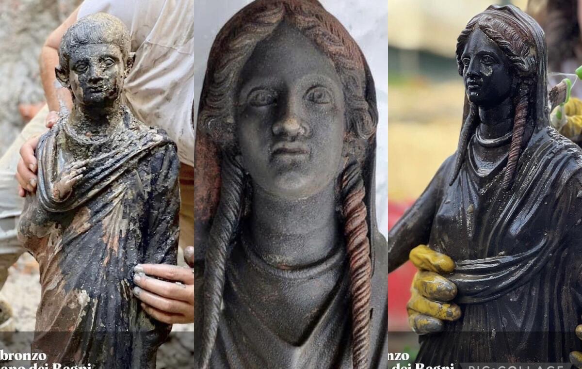 A San Casciano come a Riace, dalle acque riemergono statue in bronzo - 