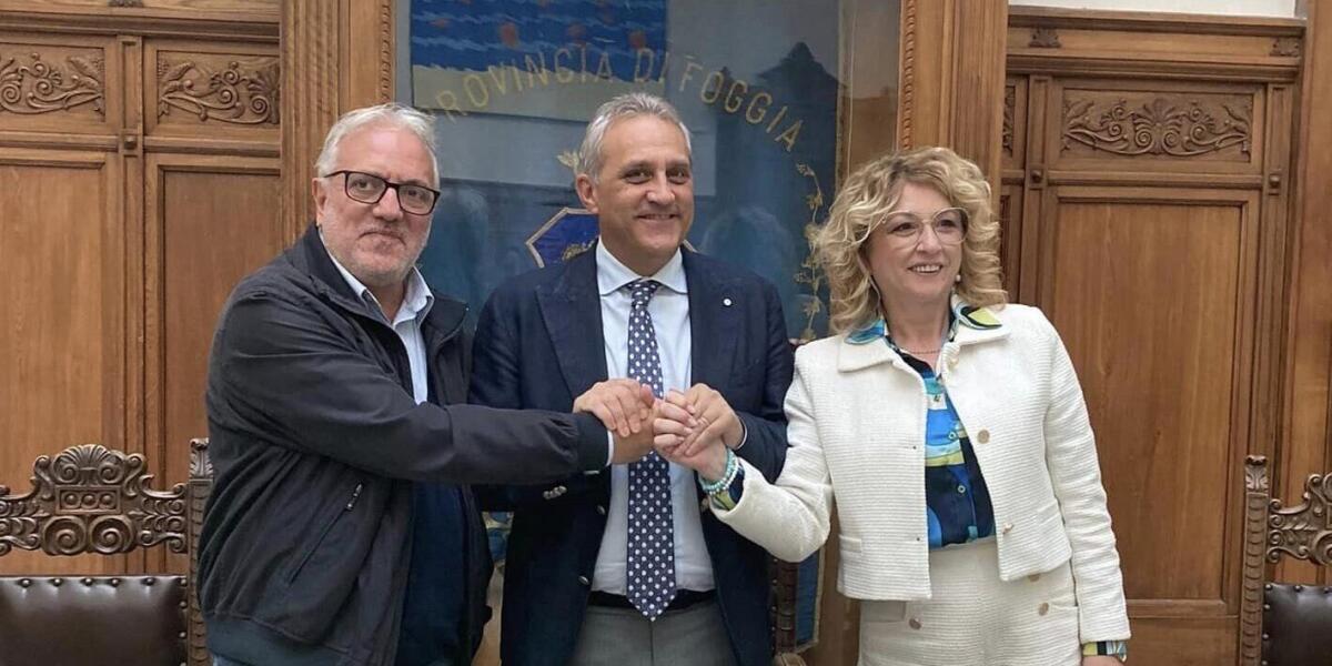 Pnrr, firma del protocollo tra Provincia di Foggia e i sindacati - 