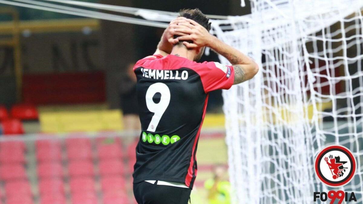 Iemmello: "De Zerbi? Per avermi a Foggia ha fatto…" - Immagine in evidenza: Pietro Iemmello ai tempi del Foggia - crediti foto: Foggia Calcio 1920