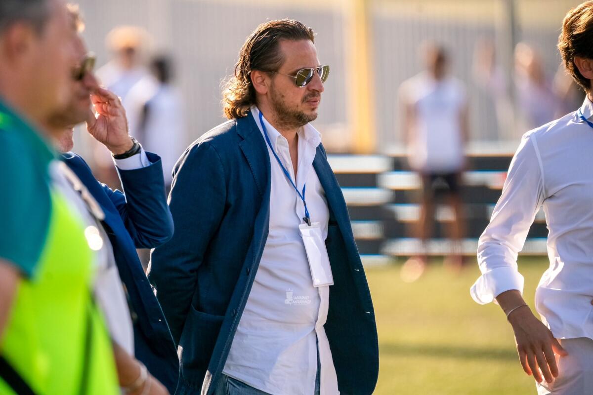 Cerignola, i tifosi rispondono a Grieco: "Ok supporto però..." - Immagine in evidenza: il presidente dell'Audace Cerignola, Nicola Grieco - crediti: foto di Mario Marino (RIPRODUZIONE RISERVATA)