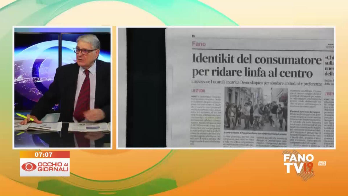 Fano tv, la rassegna stampa con la scossa di terremoto e i giornali - 