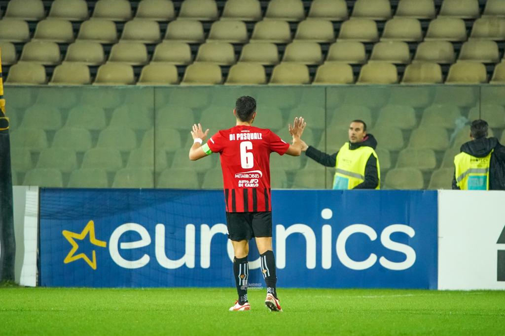 Di Pasquale durante Foggia-Avellino, crediti: Mario Marino/Riproduzione Riservata