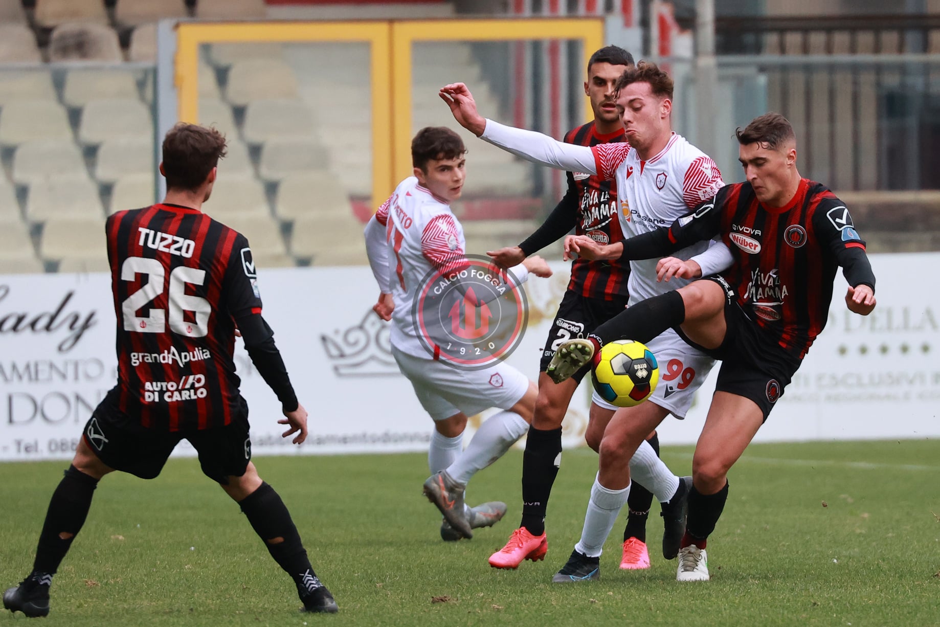 Immagine in evidenza: uno scatto di Foggia-Monterosi 1-1 (Serie C - girone C 21/22) - crediti foto: Federico Antonellis/Calcio Foggia 1920