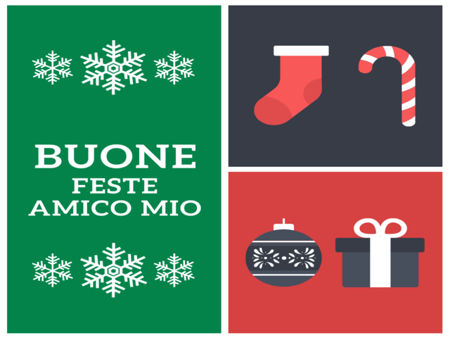 Buone feste amico mio
