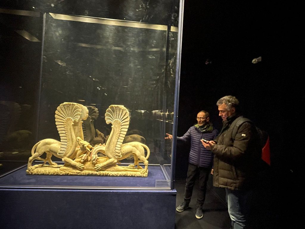 Angelo Corbo in visita ai Grifoni di Ascoli Satriano