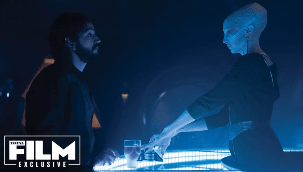 Cassian e la bartender su Morlana Uno