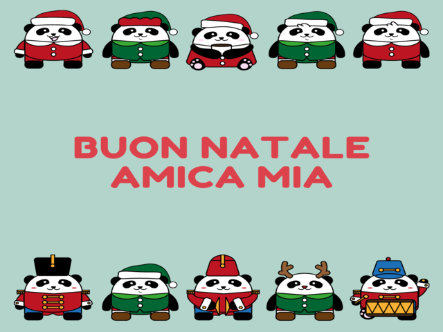 buon natale amica mia