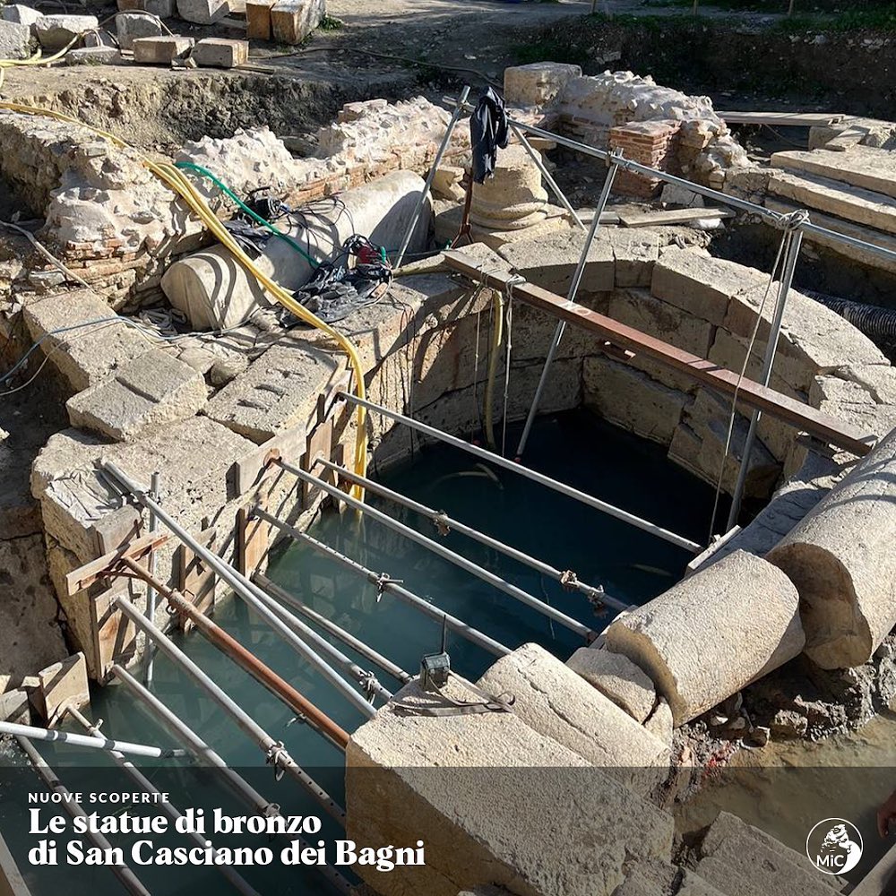 A San Casciano come a Riace, dalle acque riemergono statue in bronzo
