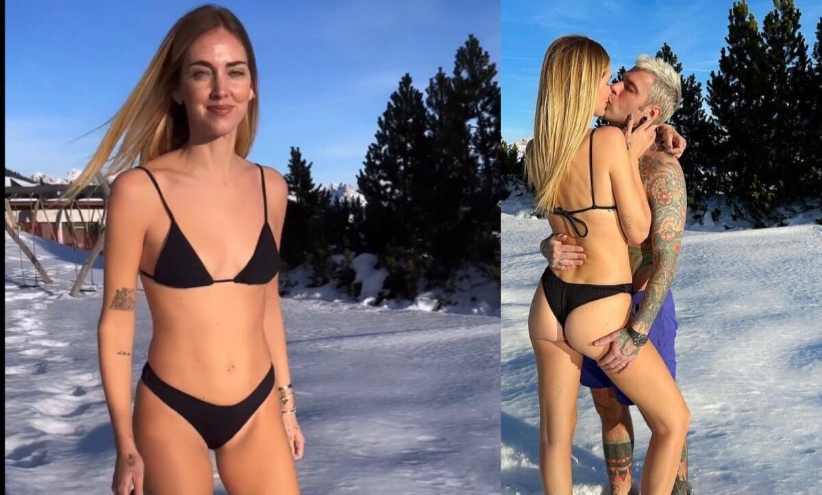 Chiara Ferragni in bikini sulla neve, piombano gli haters - 