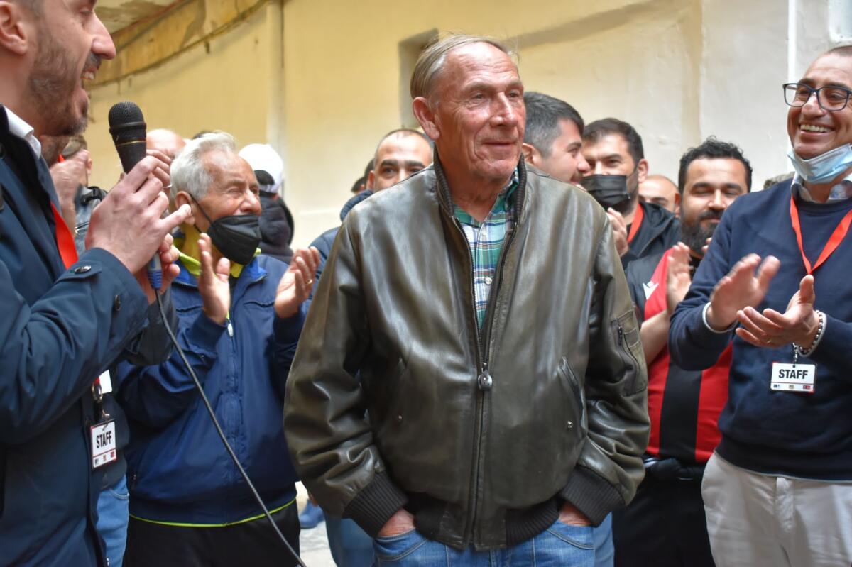 Zeman: "Ho voglia di calcio. Ora a Foggia..." - Immagine in evidenza: uno scatto dalla presentazione del murale dedicato a Zdeněk Zeman in Vico La Porta (Foggia) - crediti: foto di Luigia Spinelli