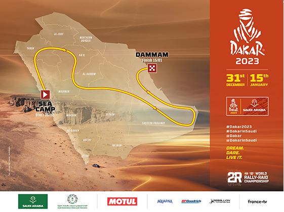 Il percorso della Dakar 2023