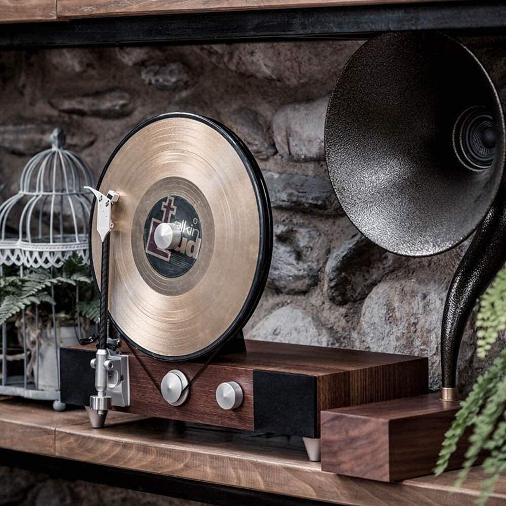 Migliori giradischi vintage verticali DRSM di lusso in legno