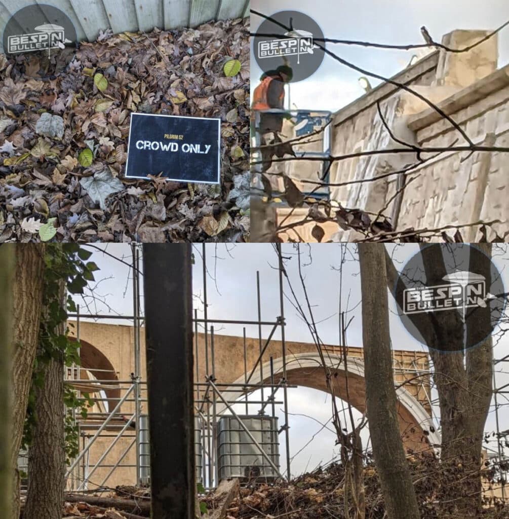 Un set di Andor 2 in allestimento